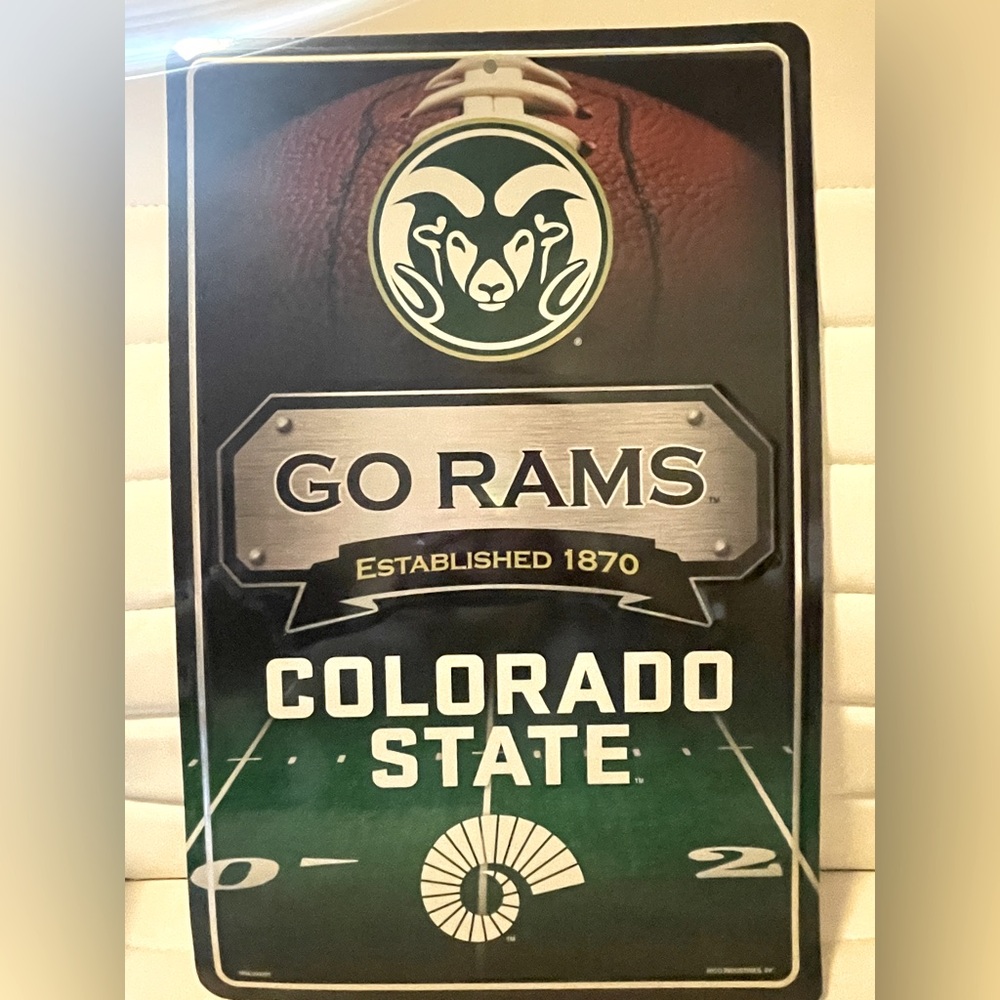 Colorado State University sign